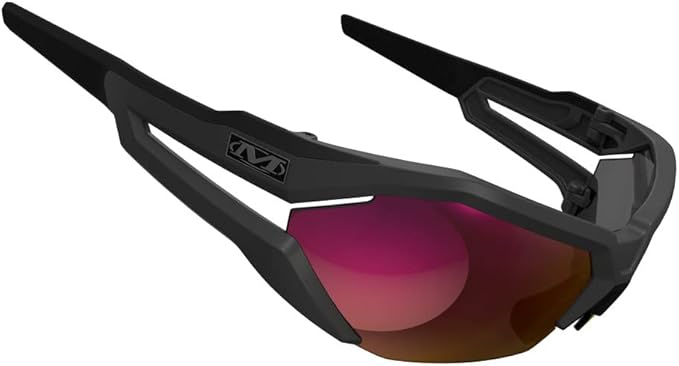 Mechanix Wear: Vision Type-V Safety Glasses with Advanced Anti Fog, Scratch Resistant, Half Framed Protective Eyewear, Lightweight Glasses with Adjustable Arms and Nose (Fire Mirror Lens)