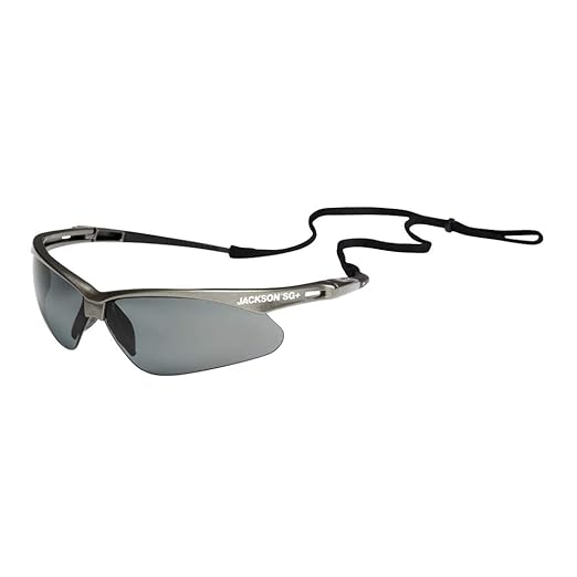 Jackson Safety SG Safety Glasses - Eye Protection for Men & Women - ANSI Z87.1 - Pack of 12 (Multiple Styles)