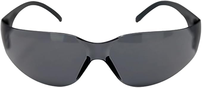 BISON LIFE Full Color Safety Glasses | One Size, Adult, Youth, Full Color Polycarbonate Lens and Temple, Black, 24 Pairs