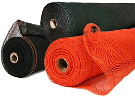 Debris Safety Netting Orange Fire Retardant (4' x 150', Orange)