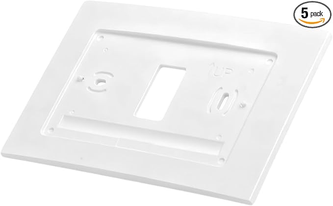 F61-2663 Wall Plate for Sen si Wi-Fi Programmable Thermostat,Hand Control, White (5)