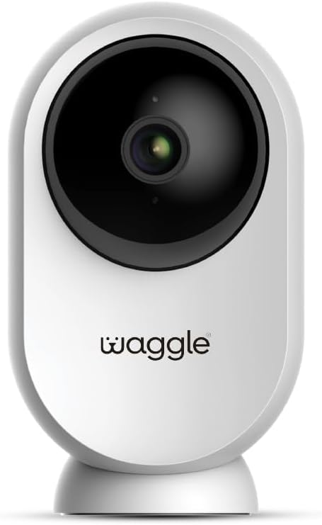 Waggle RV Mini Camera - 1080p HD Wireless Security Camera for RVs – Built-in SD Card (128GB), 2-Way Audio, Night Vision & Motion Detection - Ideal for Indoor Use - WiFi & Subscription Required