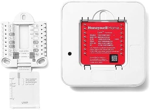 Honeywell TH6320WF2003 T6 Pro Smart Thermostat programmable with up to 3 Heat/2 Cool Heat Pump or 2 Heat/2 Cool Conventional with Extended 5-Year Warranty (with Clevair 3-Mask Purifying Fan Set)