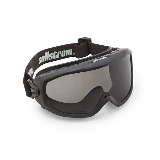 Sellstrom Odyssey II Wildland Fire Safety Goggles - Anti-Fog, Anti-Scratch Eye Protection Goggles for Men & Women - FR Strap, fits over Glasses, ANSI Z87.1