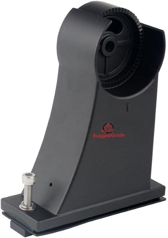 RuggedGrade Arm Mount Bracket | Compatible with NextGen II, NextGen III, Kivo Series, Revati 1 Series | Outdoor Light Pole Accessory | Black | DLC 5.1 Premium