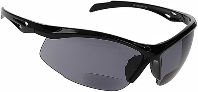 Bifocal Safety Glasses - Safety Glasses with Readers for Healthcare, Woodworkers, Motorcyclists, Workshop - Ansi Z87+