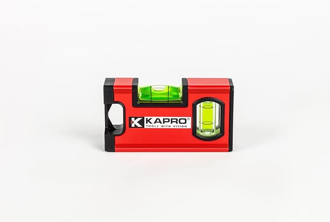 Kapro - 771M TWIN Magnetic Heavy Duty Toolbox Level - For Leveling and Measuring - Features V-Groove and Magnet Base - VPA Certified - 4 Inch
