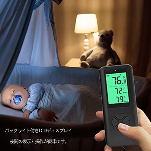 DIGITEN Wireless Thermostat Plug-in Temperature Controller Outlet Remote Control Built in Temp Sensor Thermometer Heating Cooling Mode for Fan Heater Greenhouse Home Brew Reptile, Black