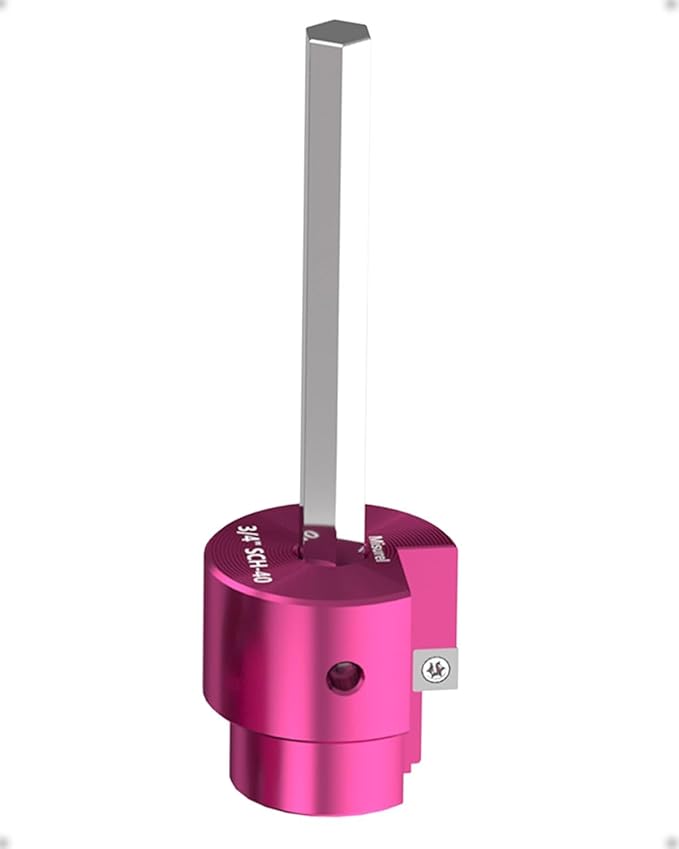 PVC Pipe Reamer 0.75 Inch (3/4 Inch), Fitting Saver, Aluminum Alloy Socket Saver for SCH40 PVC CPVC ABS Pipe Fitting