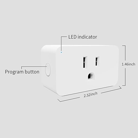 Minoston 800 Series Z-Wave Plug Dimmer Smart Plug-in Outlet, Built-in Repeater Range Extender, Z-Wave Hub Required, Compatible with Alexa, SmartThings, Z-BOX, Home Assistant (MP31ZD)
