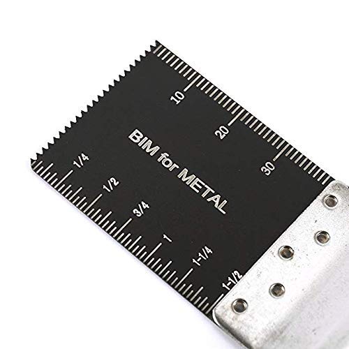 50PCS Bi-Metal Oscillating Multitool Quick Release Oscillating Saw Blades Fits Fein Multimaster, Porter Cable, Black&Decker, Bosch Craftsman, Ridgid, Makita, Milwaukee, Dewalt etc