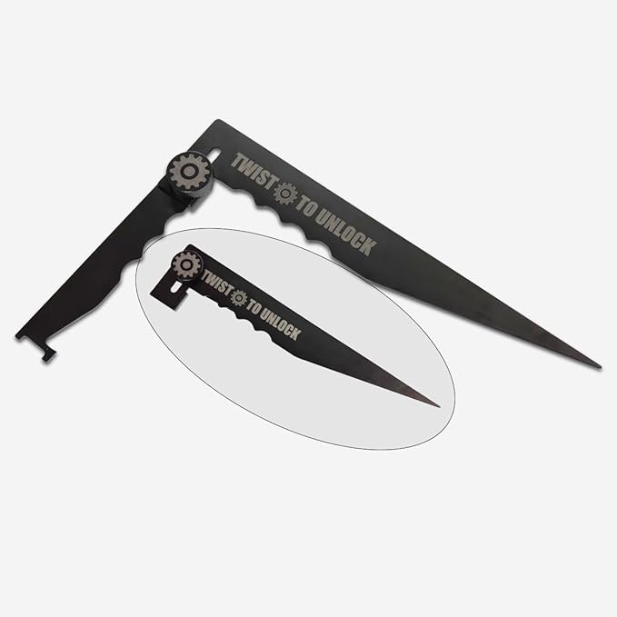 Latest Upgraded Foldable Firefighting Tools，Multi-functional Leverage Tool for First Responders and Firefighters, Easy Storage & Portability