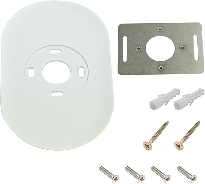 Thermostat Wall Plate Compatible with Google Nest Thermostat 2020 Trim Kit Accessory Fingerprint Resistant Decoration Bracket Mount