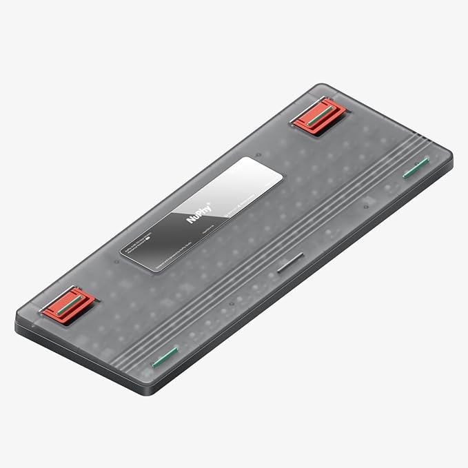 nuphy Air96 V2 Wireless Mechanical Keyboard,100 Keys Gaming Keyboard,Supports Bluetooth 5.1,2.4G and Wired Connection,for PC/Laptop/Windows/Mac -Grey Gateron Blue Switch