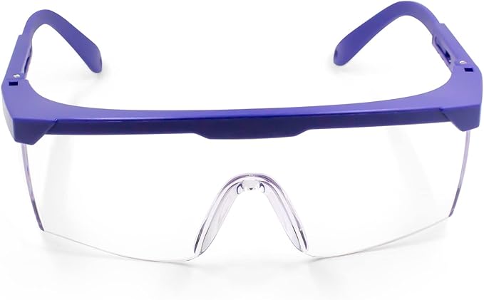 Safety Glasses For Men and Women, Anti Fog Work Glasses for Adjustable Frames and Side Protection