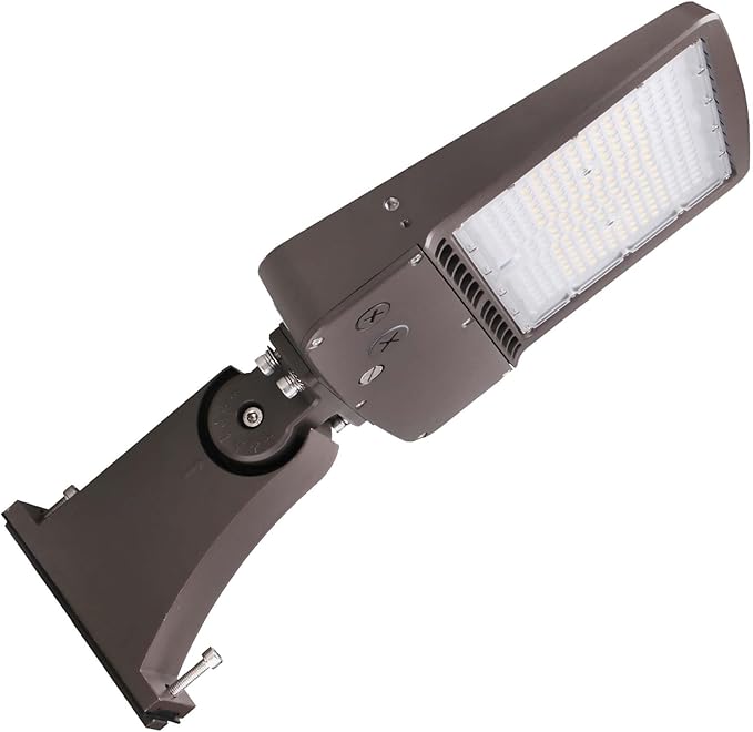 480V 150W LED Parking Lot Light, 21000LM(140lm/w) LED Shoebox Area Light(600W HID/HPS Equiv.), 5000K Dimmable Outdoor Commercial Street Lighting -10KV Surge Protection IP65 277-480V UL DLC Listed