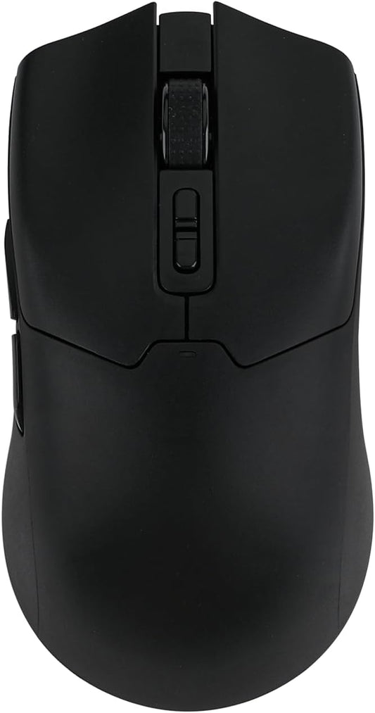 EPOMAKER Click Gaming Mouse Wireless 2.4Ghz/Bluetooth/Type-C, 800 to 42,000 DPI Adjustable, 8K Polling Rate, 500mAh, Lightweight Optical Mouse, for PC/Mac/Linux (Black)