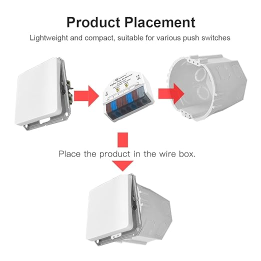 GLEDOPTO ZigBee 3.0 Triac AC Dimmer Switch Mini LED Dimmable Switch 400W Max Push Button Smart App Voice Control Work with H/ue Alexa Conbee II Homey Zigbee2mqtt Home Assistant (Hub Required)