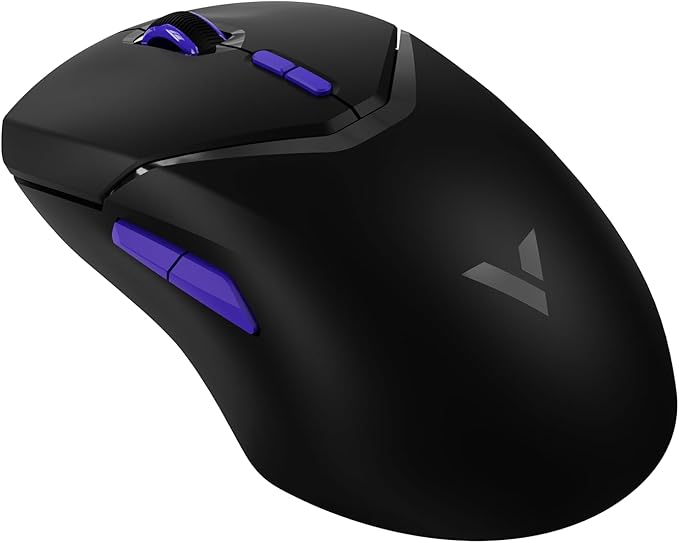 Rapoo VT9PRO 4K Wireless Gaming Mouse, PAW 3398 Sensor, 26000 DPI, 4KHz Polling Rate, 0.25ms Response Time, Lightweight, 10 Programmable Buttons, 180h Battery Life, On-Board Memory, PC - Black