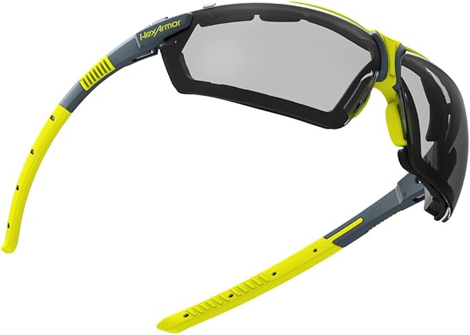 HexArmor VS300 Safety Glasses with Adjustable Side Arms Z87+ for Men and Women