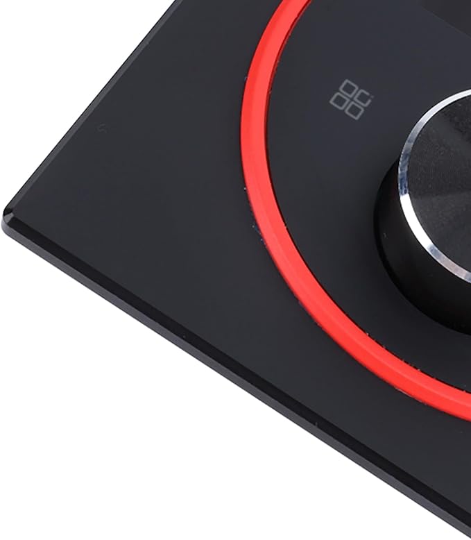 Smart Color Thermostat for Electric Heater LCD Programmable Touchscreen Control for Home Hotel Office with APP, ABS Aluminum Alloy Material (#1)