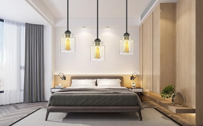 Dimmable LED Tubular Bulb 6W,60W Equivalent 600 Lumens, Antique Edison Style LED Filament Light Bulbs, E26 Clear Edison Bulb Daylight 2700K Pack of 6