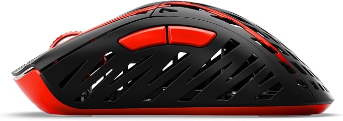 PWNAGE Stormbreaker v3 Wireless Magnesium Gaming Mouse 8kHz - 50grams Ultralight Esports Pro Gamer Flawless Professional PAW3395 Optical Sensor 36,000 DPI - 8000Hz -100% PTFE Skates Ergo -Bloodline