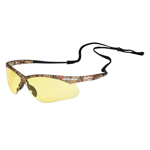 Jackson Safety SG Safety Glasses - Eye Protection for Men & Women - ANSI Z87.1 - Pack of 12 (Multiple Styles)