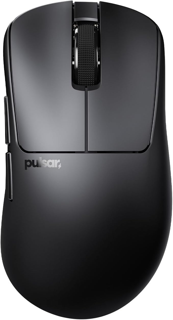 Pulsar Gaming Gears Xlite Crazylight Wireless Gaming Mouse, Ultra Lightweight 1.45 oz (41g), Optical Switch, 32000 DPI, 750 IPS, XS-1 Sensor, 8k Compatible (Jet Black)