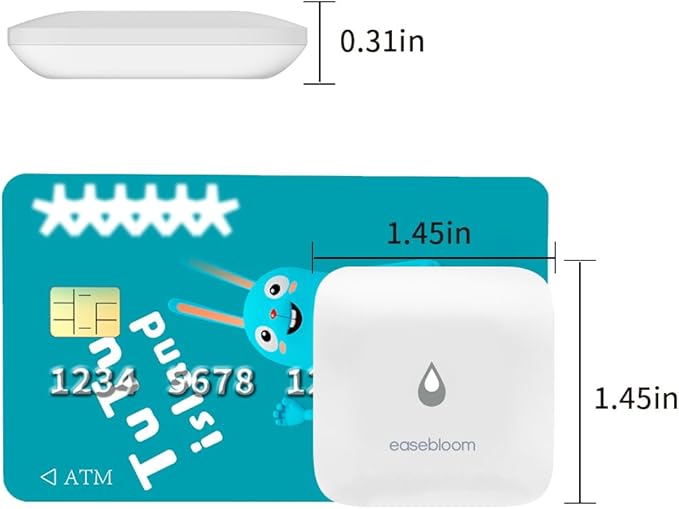 Water Leak Detector for Home - Hub & Mini Water Leak Sensor 4-Pack,App Notifications,Sensors for Kitchen/Bathroom,Smart Water Leak Sensor