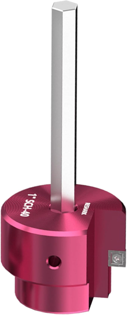 1 Inch PVC Pipe Reamer, PVC Fitsting Saver, Plastic Pipe Fitsting Reamer Socket Saver Plumbing Tool for Schedule 40 Fits Standard 1/2" Drill