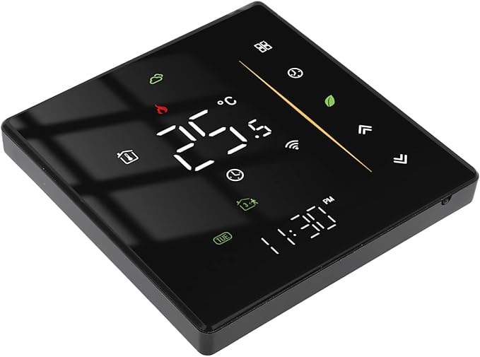 Smart Thermostat, Smart Thermostat Professional WIFI Programmable APP Control Energy Saving Flame Retardant Home Thermostat 95 to, Programmable