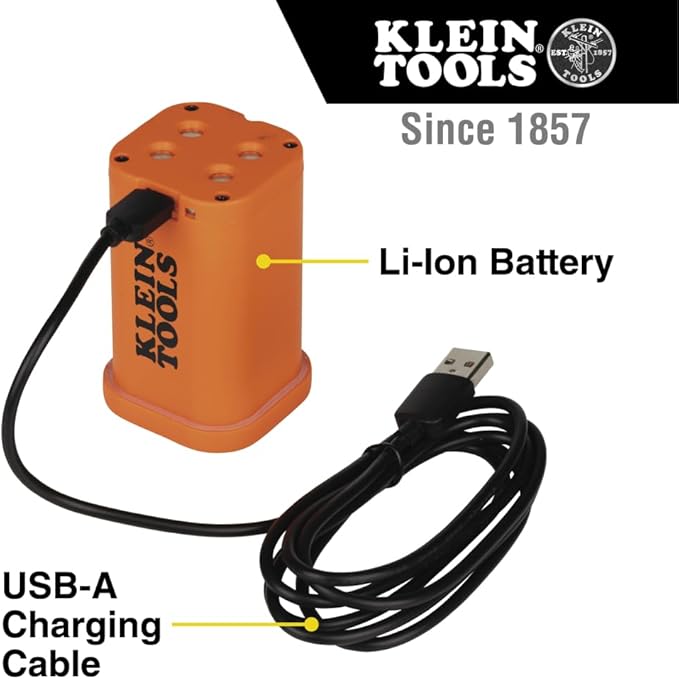 Klein Tools 29026 Rechargeable Li-ion Battery, 3.7V 10400 mAh Battery, for Klein Tools Self-Leveling Laser Level Cat. No. 93PLL