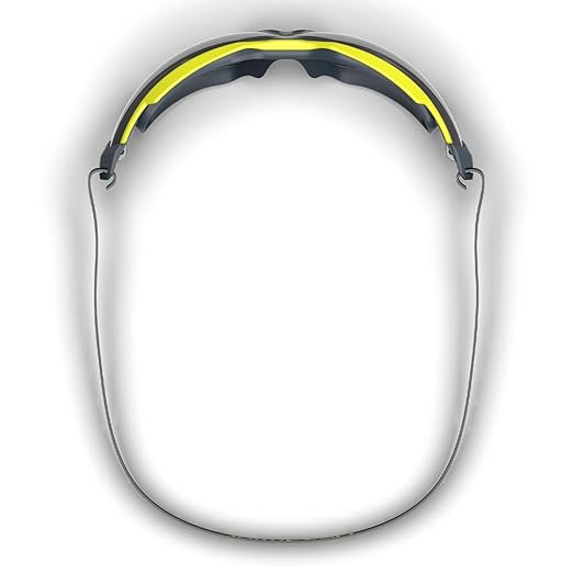 HexArmor MX350 Grey Tint Anti Fog Eyewear with Gas Resistant Neoprene Strap