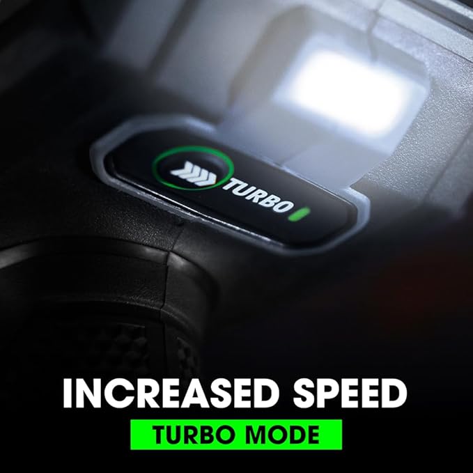 FLEX 24V Brushless Cordless 1/2-Inch 1,400 In-Lbs Torque 2-Speed Hammer Drill Turbo Mode Kit with 2.5Ah, 5.0Ah Lithium Batteries and 160W Fast Charger - FX1271T-2B