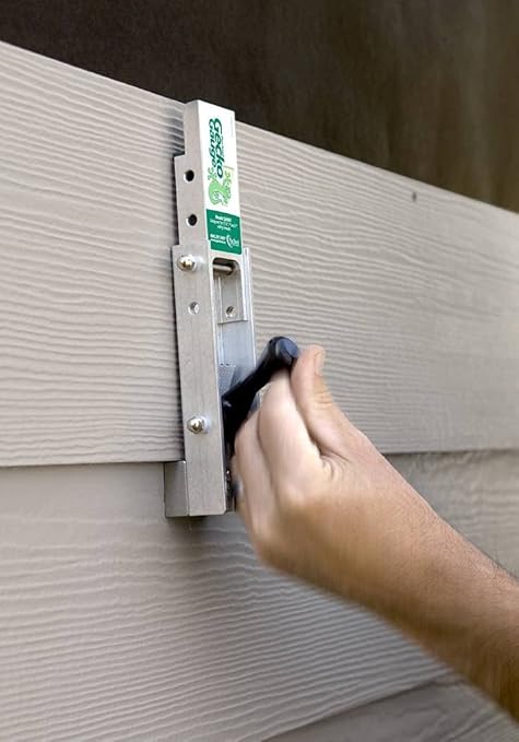 PacTool Gecko Gauge, The Original Home Siding Installation Kit - For Use with 5/16 Inch Fiber Cement Siding and James Hardie Siding, Includes 2 Gecko Gauge Clamps