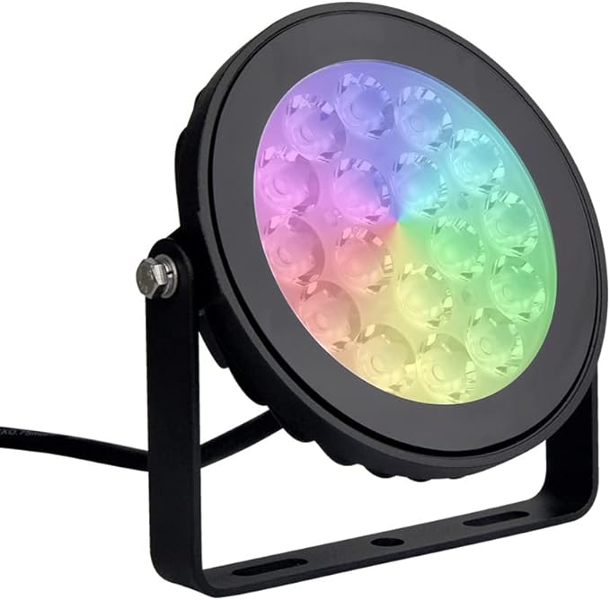 LGIDTECH FUTC01 Miboxer 9W RGB+CCT DC 24V Outdoor LED Garden Spotlight 16 Million Colors Changing,Color Temperature Adjustable