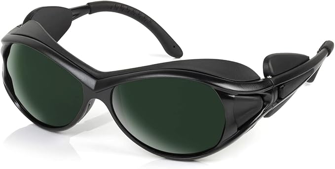 Red Light Therapy Glasses, IPL Laser Safety Glasses 200-2000nm for Laser Hair Removal and Red Light Therapy, Tanning Goggles for Eye Protection