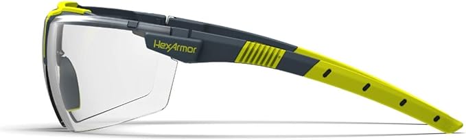 HexArmor VS300 Safety Glasses with Adjustable Side Arms Z87+ for Men and Women