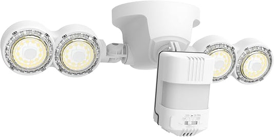 SANSI 40W 5000 LM LED Motion Sensor Outdoor Lights 5000K Daylight Super Bright, Dusk to Dawn, Bright Security Lights for Garage, Yard, IP65 Waterproof, ETL Listed