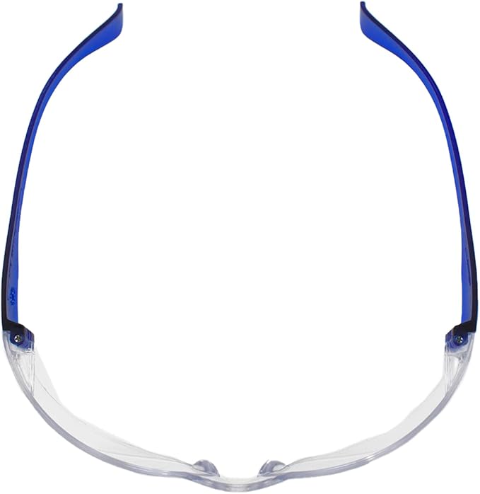 BISON LIFE Safety Glasses - Scratch Resistant Wrap Around Eyewear, Polycarbonate ANSI Z87.1 Impact Resistant Lens