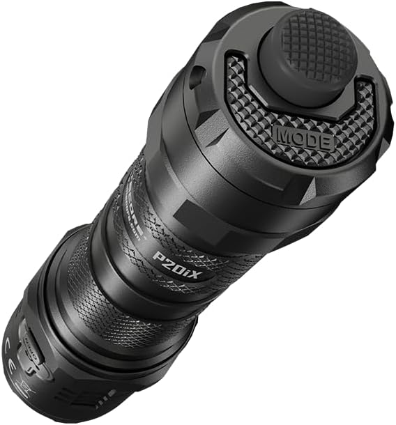 Nitecore P20iX Tactical Flashlight, 4000 Lumen USB-C Rechargeable High Lumen Super Bright with LumenTac Organizer
