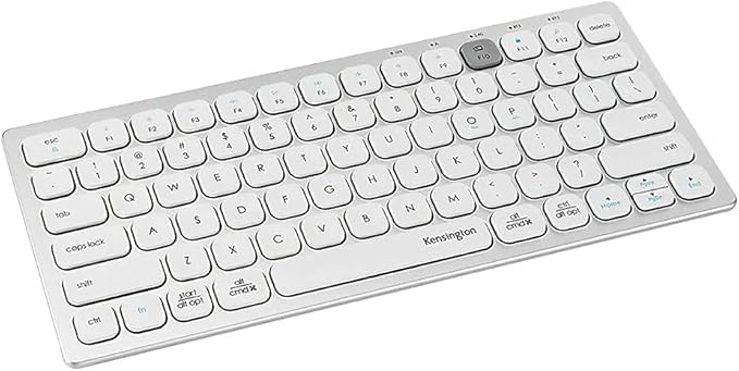 Kensington Multi-Device Dual Wireless Compact Keyboard - Silver (K75504US)