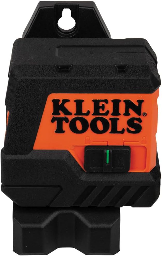 Klein Tools 93MCLG Self-Leveling Laser Level, Mini Cross-Line Level, Leveling Alignment Tool, Bright Green Horizontal and Vertical Lines