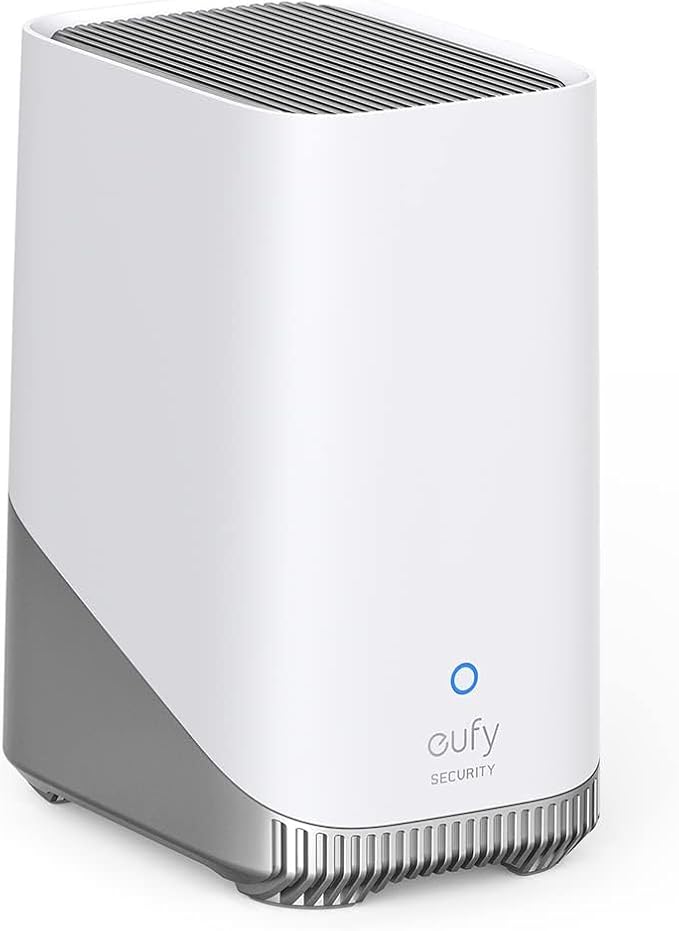 eufy Security HomeBase S380 (HomeBase 3),eufy Edge Security Center, Local Expandable Storage up to 16TB, Product Compatibility, Advanced Encryption,2.4 GHz Wi-Fi, No Monthly Fee