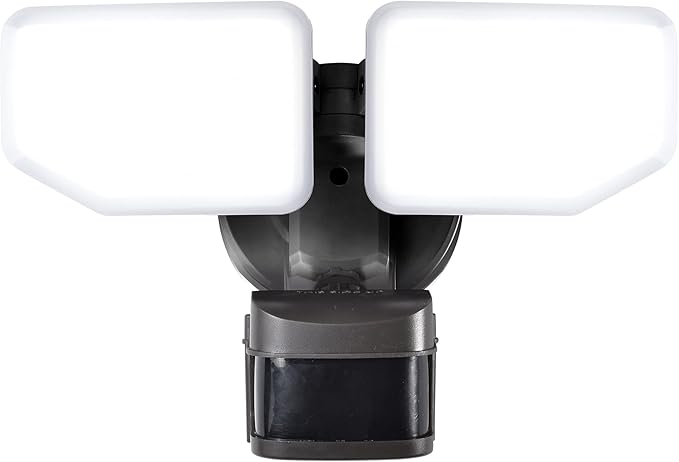 270 Degree 30W Integrated LED Security Lights Motion Sensor Light Outdoor, 2600 LM Motion Security Light, 5100 K, Motion Activated Flood Light for Garage, Backyard, Porch (Bronze)