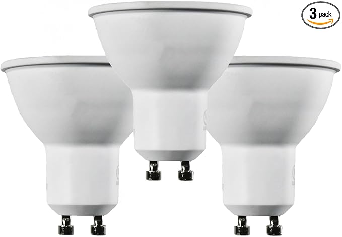 Diodesy- PAR16 Smart WiFi LED Flood Light Bulb 5.5W 400 Lumen E26 Medium Base RGB/27K/30K/35K/40K/50K/65K CCT Selectable Ideal for Track & Recessed Spot Light 120V Tuya App White Finish Pack of 3