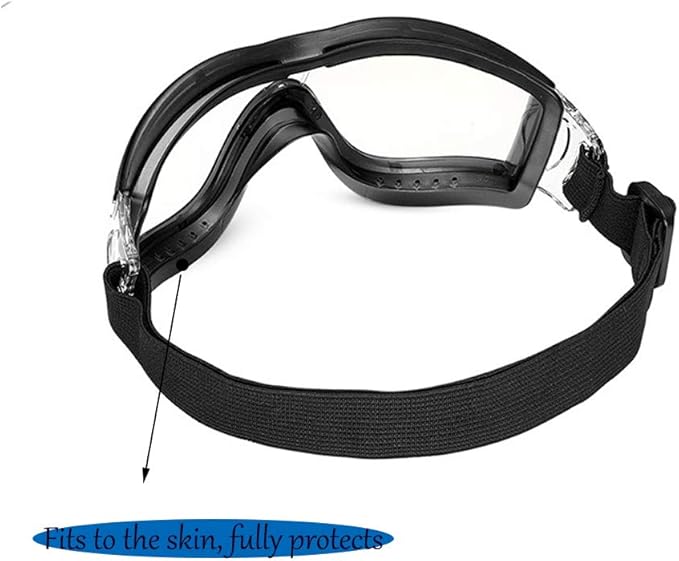 COMLZD Kids Safety Goggles, Safety Glasses For Kids, Kids Sports Goggles Science Lab Eye Protection Resistant Lens Anti-fog…