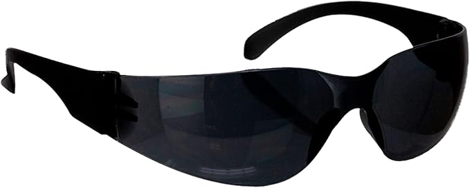 BISON LIFE Safety Glasses - Scratch Resistant Wrap Around Eyewear, Polycarbonate ANSI Z87.1 Impact Resistant Lens