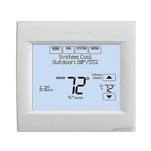 Honeywell TH8321WF1001/U Wi-Fi 8000 for Residential or Commercial Use, Stages Up to Up to 3 Heat/2 Cool